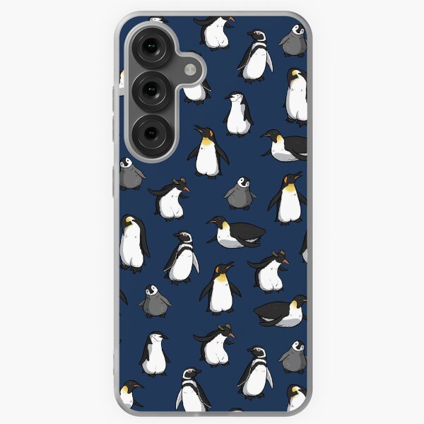 Item preview, Cute Penguin Pattern (Dark Blue Variant) designed and sold by Joshua Pruner.