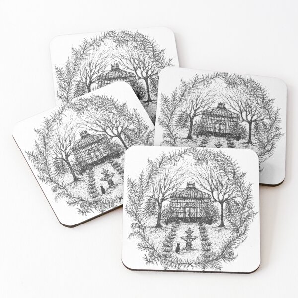 Item preview, Black Cat and Victorian Conservatory designed and sold by Becky MacPherson.