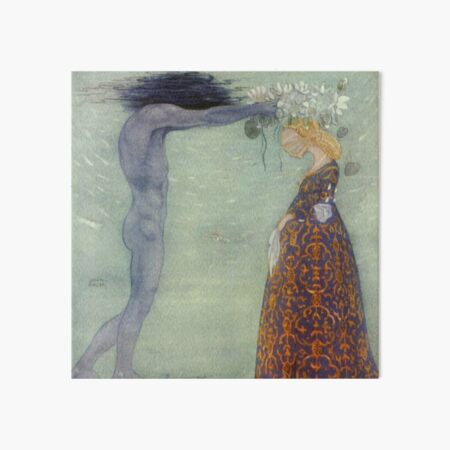 Item preview, Agneta and The Sea King by John Bauer designed and sold by IndieArtDream.