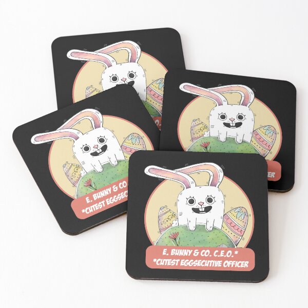 Item preview, E. Bunny & Co. CEO Cutest Eggsecutive Officer designed and sold by flippinsg.