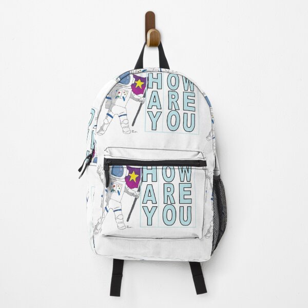 Item preview, Hay How Are You Astronaut with Light Blue Letters designed and sold by AliCatOriginals.
