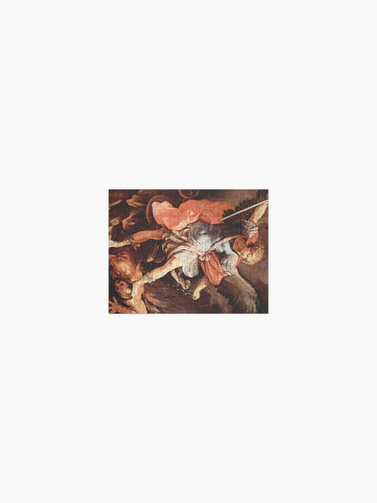 Thumbnail 1 of 3, Jigsaw Puzzle, St Michael the Archangel (San Miguel Arcangel ) Guido Reni designed and sold by neteor.