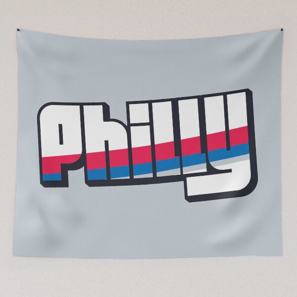 Item preview, Retro Philadelphia Word Art with Stripes designed and sold by SLAG-Creative.