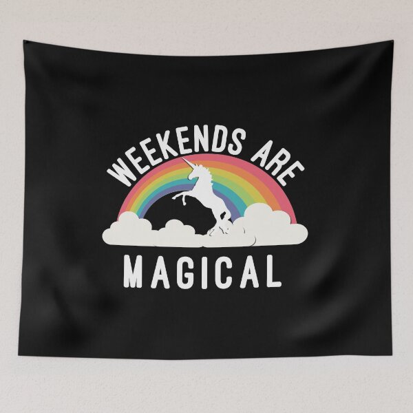 Item preview, Weekends Are Magical designed and sold by flippinsg.