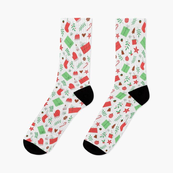 Item preview, Christmas Elements Seamless Pattern  designed and sold by OnepixArt.