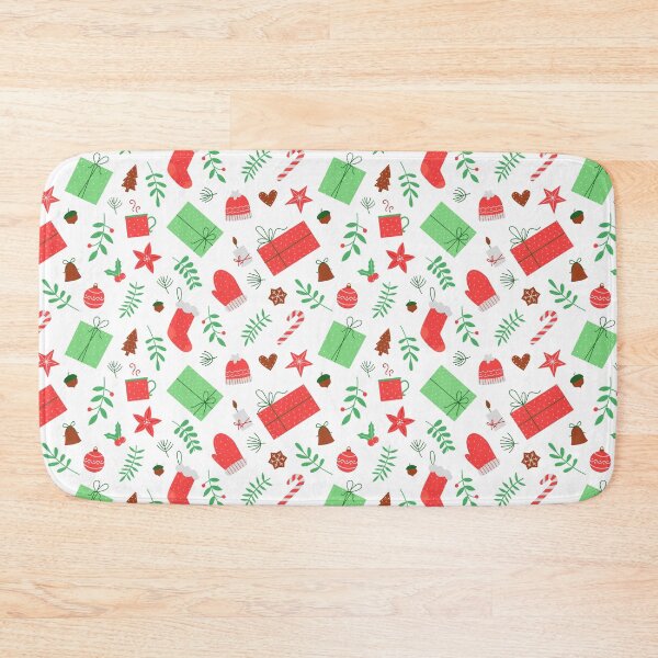 Item preview, Christmas Elements Seamless Pattern  designed and sold by OnepixArt.