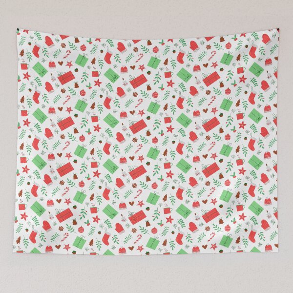 Item preview, Christmas Elements Seamless Pattern  designed and sold by OnepixArt.