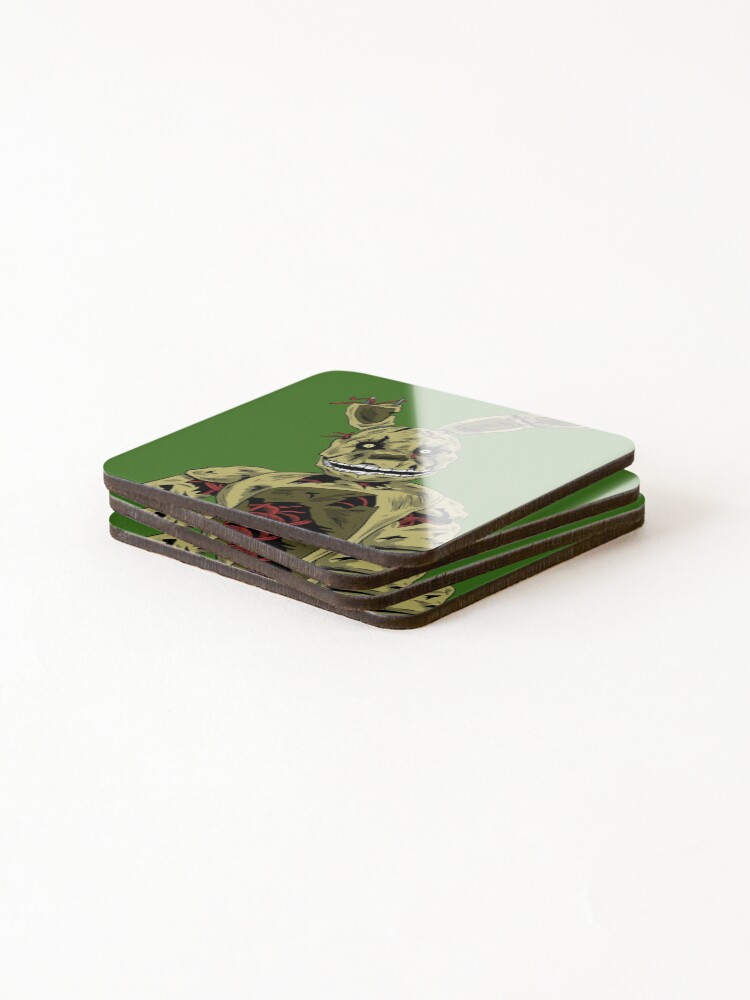 Thumbnail 4 of 5, Coasters (Set of 4), Springtrap designed and sold by blacksnowcomics.
