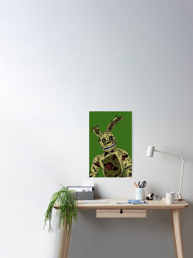 Springtrap Poster for Sale by blacksnowcomics