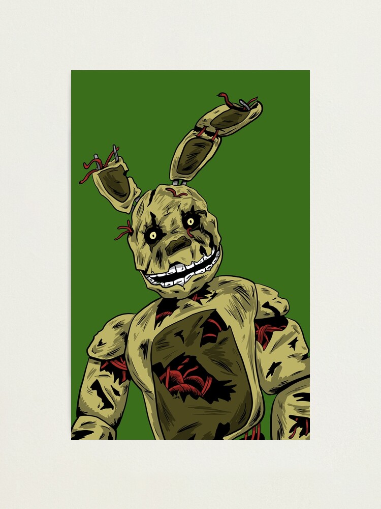 Five Nights at Freddy's - FNAF 3 - Springtrap  Photographic Print
