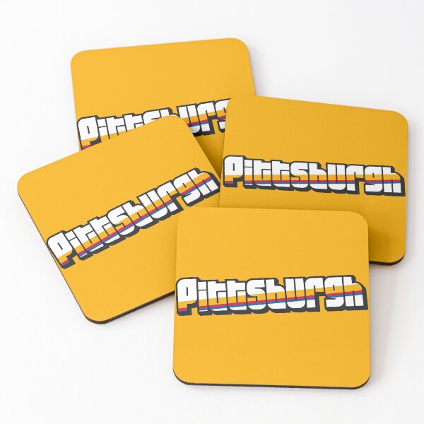 Item preview, Retro Pittsburgh Word Art with Stripes designed and sold by SLAG-Creative.