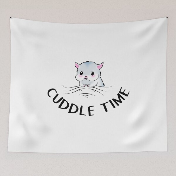Item preview, Cuddle Time A Super Cute Hamster designed and sold by Paulina Vanlife.