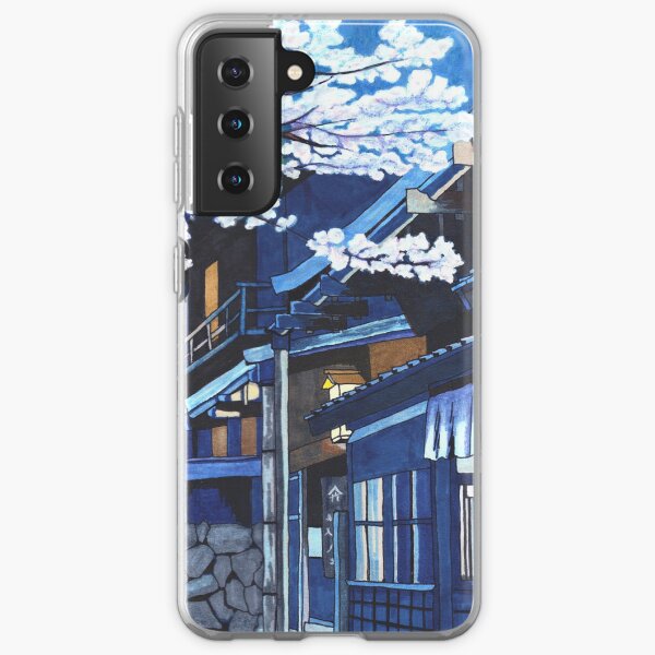 Under the Cherry Blossoms Samsung Galaxy Soft Case