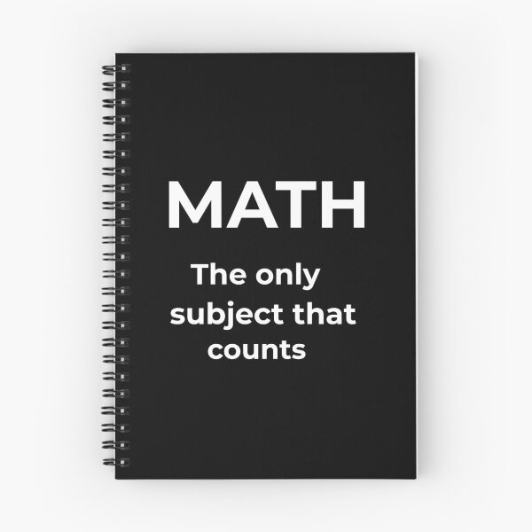Item preview, Math - the only subject that counts.  designed and sold by Fit & Fun  Gallery.