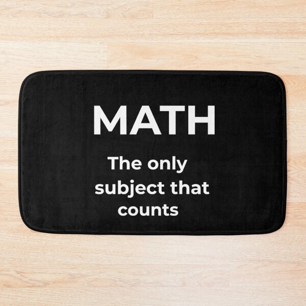Item preview, Math - the only subject that counts.  designed and sold by Fit & Fun  Gallery.