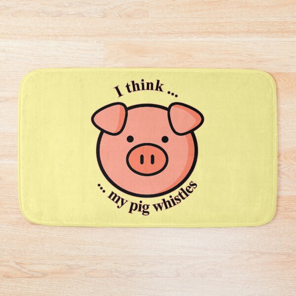 Item preview, I think my pig whistles designed and sold by ARTmanhART.