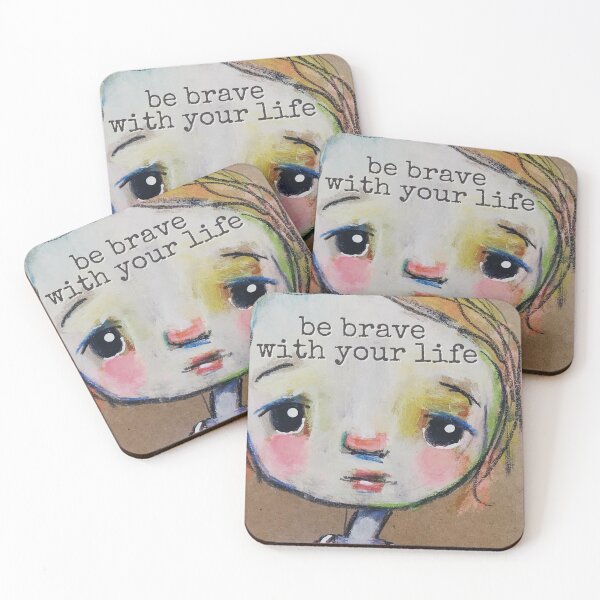 Item preview, Be Brave With Your Life designed and sold by Robin Liefeld.