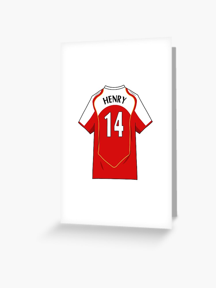 Thierry Henry 2005 Jersey Greeting Card for Sale by Zgjimi17