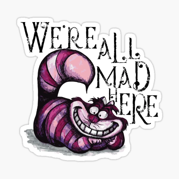 WE'RE ALL MAD HERE VINYL RUG - Junk GYpSy co.