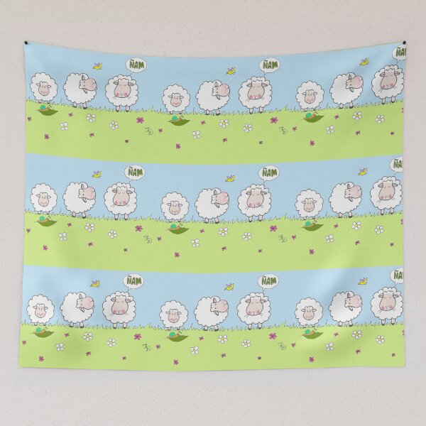 Item preview, I have three white sheep designed and sold by Fradema.