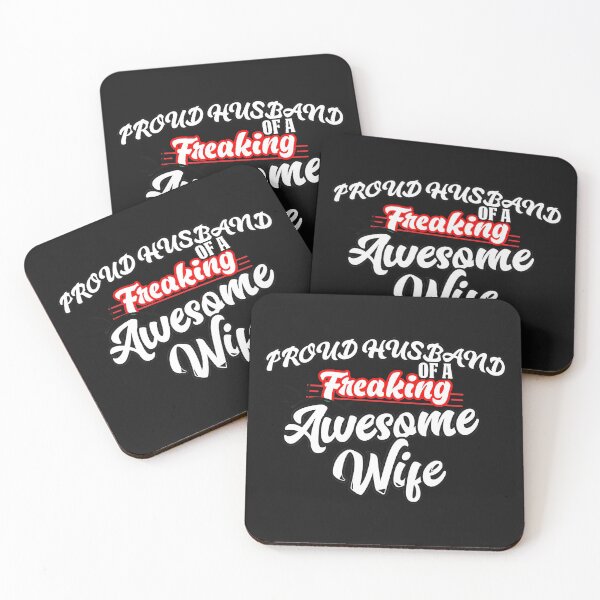 Item preview, Proud Husband of a Freaking Awesome Wife Funny designed and sold by LA diseños.