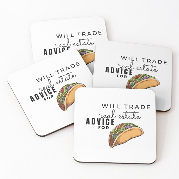 Item preview, intercambiará asesoría inmobiliaria por tacos designed and sold by ImperialBaron.