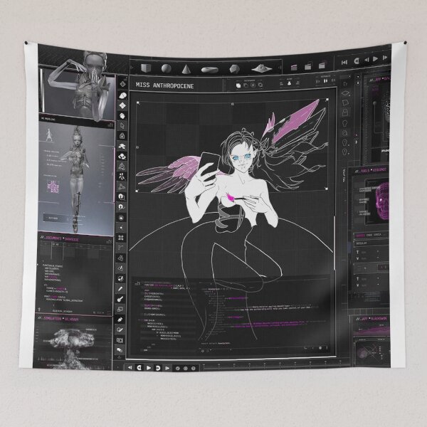 Item preview, MISS ANTHROPOCENE ALBUM COVER designed and sold by AbigailMinchew.