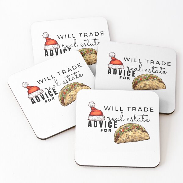 Item preview, intercambiará asesoría inmobiliaria por tacos designed and sold by ImperialBaron.