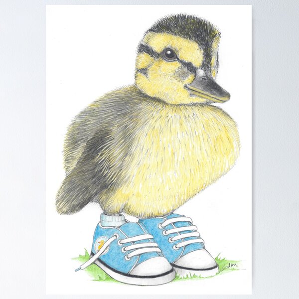 Item preview, Duckling in sneakers designed and sold by JimsBirds.