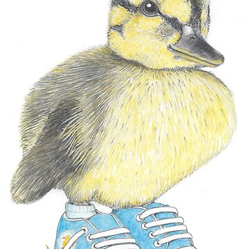 Artwork thumbnail, Duckling in sneakers by JimsBirds