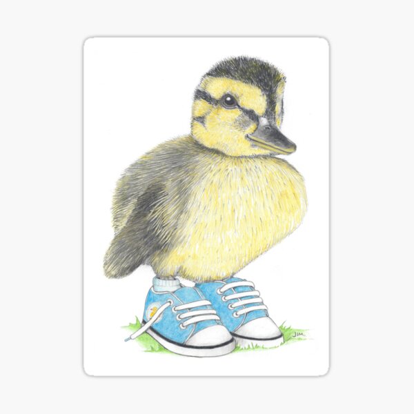 Item preview, Duckling in sneakers designed and sold by JimsBirds.