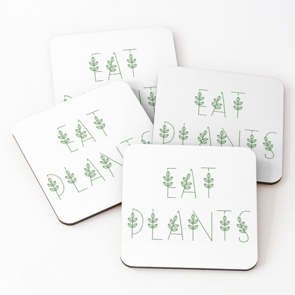 Item preview, Eat Plants Veganuary Minimalistic Vegan Plant Based Typography designed and sold by Sunny Collections.