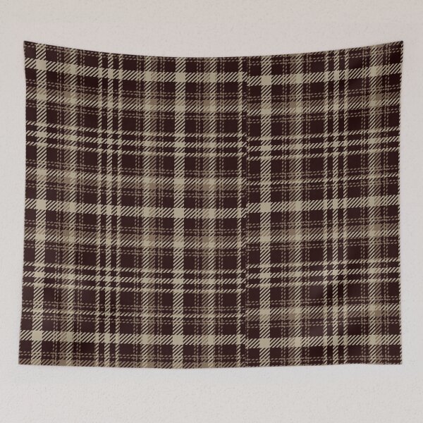 Item preview, BROWN PLAID DESIGN designed and sold by ShopNicolexo.