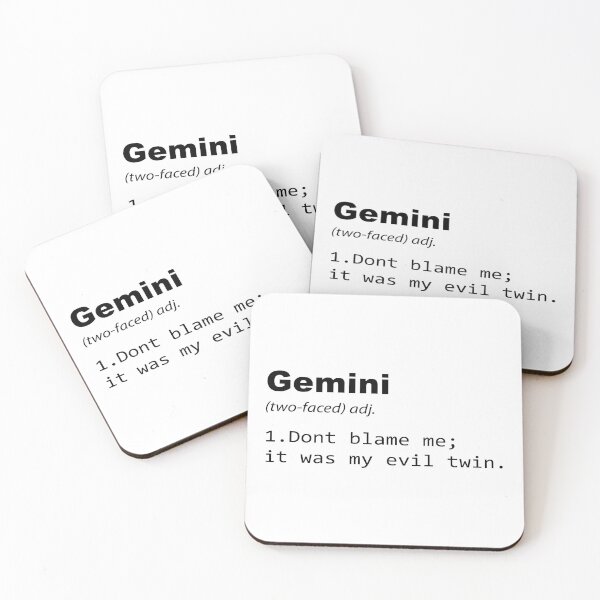 Item preview, Zodiac Definitions - Gemini designed and sold by rozar-nv.