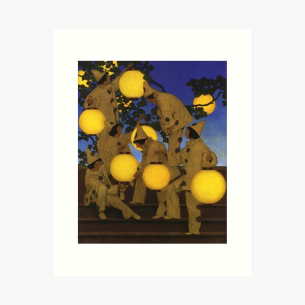 Item preview, THE LANTERN BEARERS - MAXFIELD PARRISH  designed and sold by arthistoryfever.