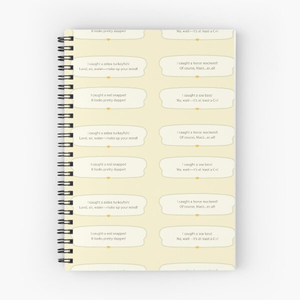 Item preview, ACNH Fish Sayings designed and sold by laughingplace55.