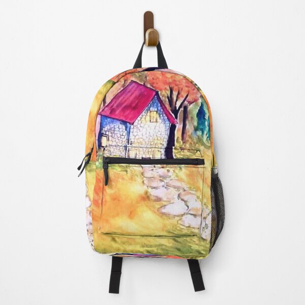 Item preview, Cute little cottage in autum designed and sold by horseaddicted.