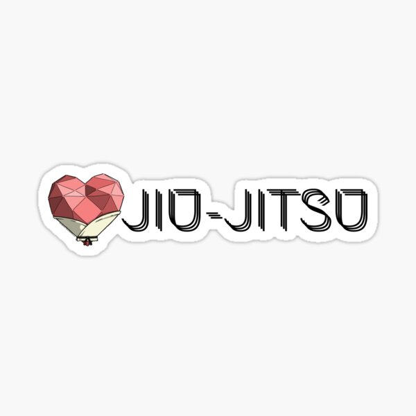 Pin-Sprites - ❤️️ Jiu-Jitsu - Color Sticker