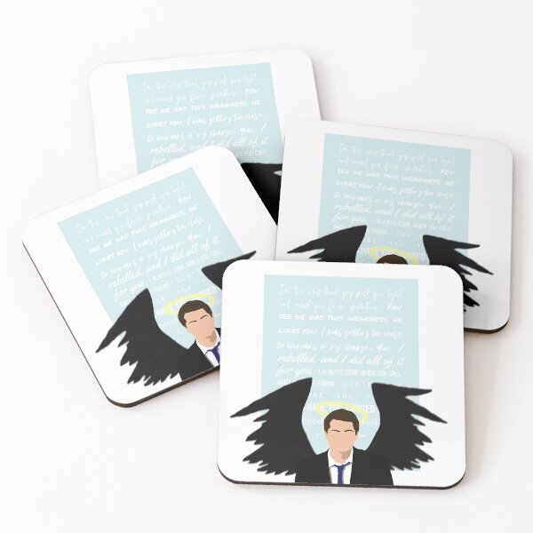 Item preview, Supernatural - Destiel - Castiel designed and sold by purpleandgreens.