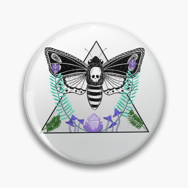 Item preview, Geometric Death's Head Moth designed and sold by RagingOstrich.
