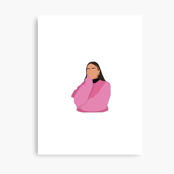Sienna Mae Gomez tiktok sticker Canvas Print