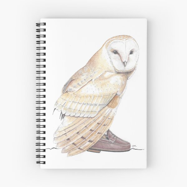Item preview, Barn owl in penny loafers designed and sold by JimsBirds.