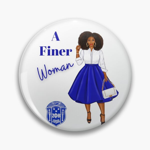 Item preview, Zeta Phi Beta Inspired | A Finer Woman  designed and sold by TaveTrends.