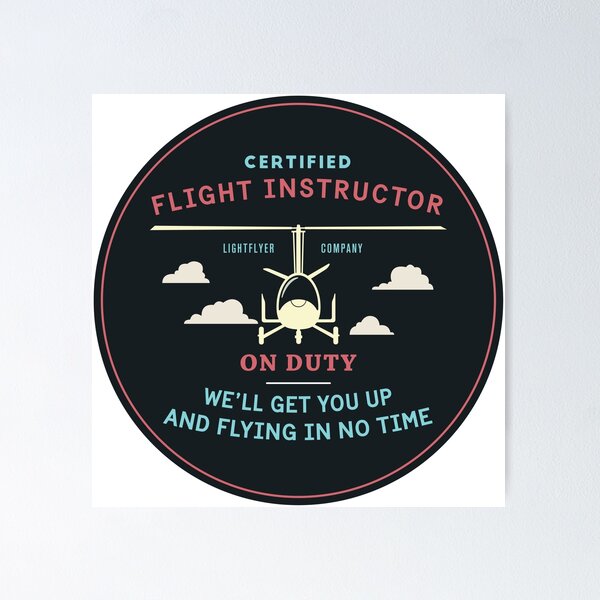 Item preview, Certified Flight Instructor - Gyrocopter designed and sold by LightflyerCo.