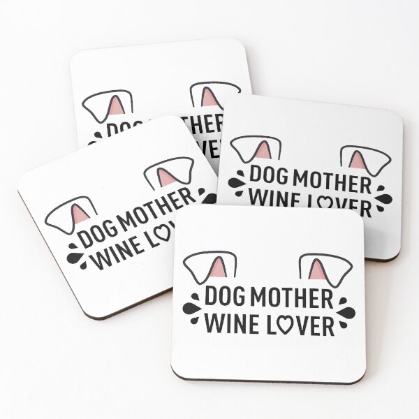 Item preview, Dog Mother Wine Lover designed and sold by ClaudiaGrosso.