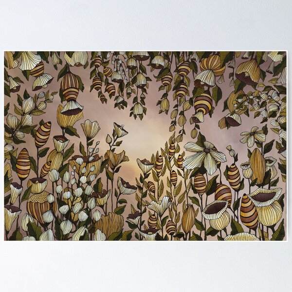 Item preview, Sienna Garden designed and sold by Hannah Smith Art.