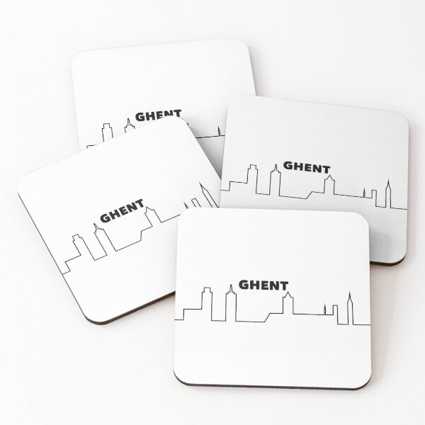 Item preview, The skyline of the city of Ghent in Flanders, Belgium designed and sold by RickTellon.