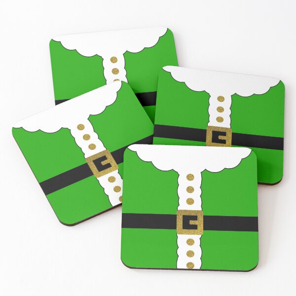 Item preview, Christmas Elf Costume - Xmas Elf Santa Green Costume designed and sold by Seth's Tees.
