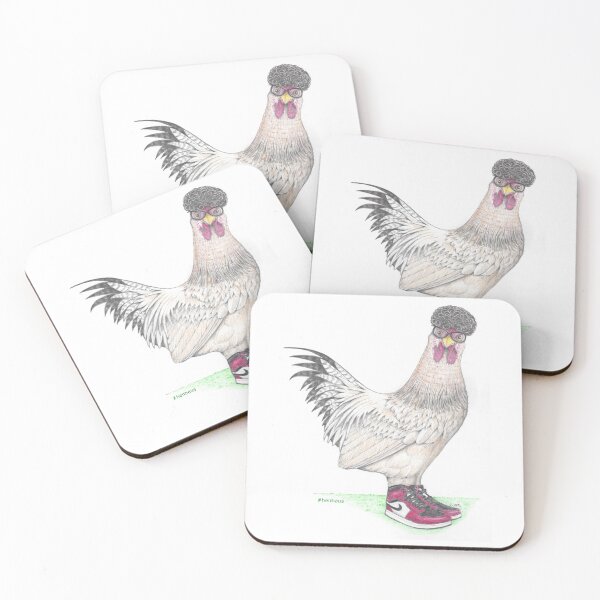 Item preview, Jj Chicken in high tops designed and sold by JimsBirds.