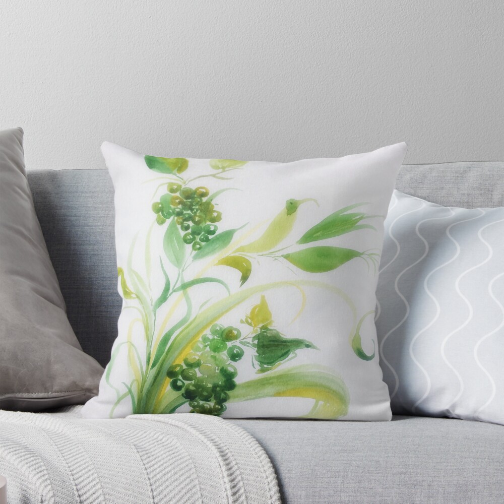 Item preview, Throw Pillow designed and sold by rb-angiempaints.
